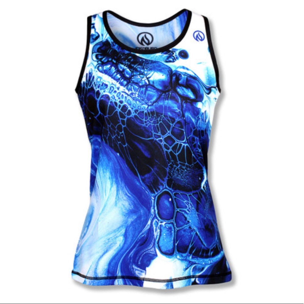 InknBurn Blue Ink Singlet - Picture 5 of 5